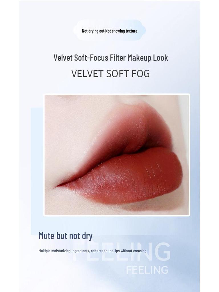 MYG Glamour Hall Waterproof Matte Lipstick: Long-Lasting, Non-Stick, Moisturizing, Sweat-Proof, Enhances Complexion - Little White Tube