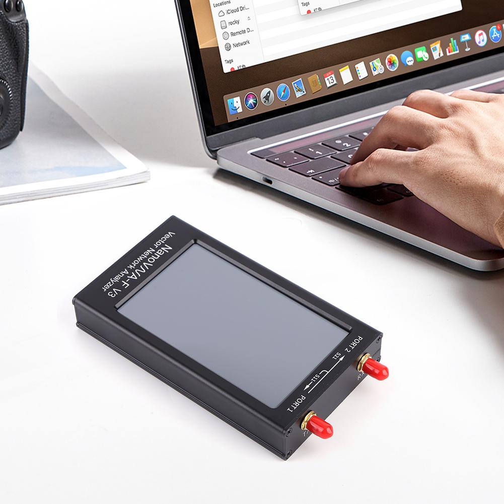 NanoVNA-F V3 Vector Network Analyzer 801 Scan Points 1MHz-6GHz VNA Analyzer with 4500mAh for S-Parameters VSWR Phase Delay