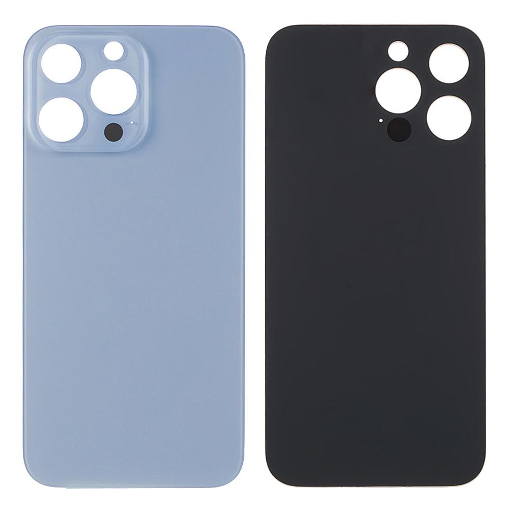 

For iPhone 13 Pro Max 6.7 inch (without Logo) Battery Housing Cover Repair Part (Big Hole) Blue