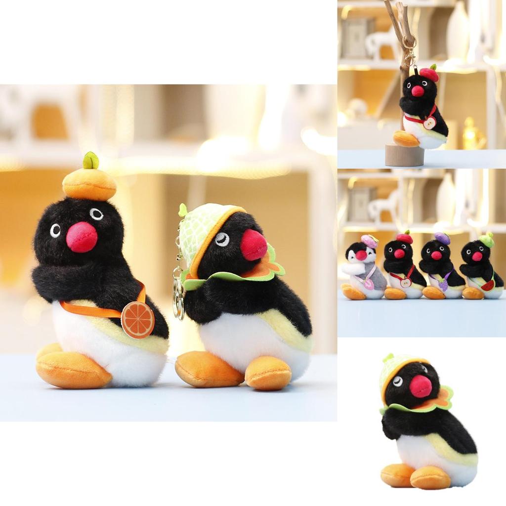 Adorable Penguin Cartoon Plush Doll With Pp Cotton Filling For Backpack And Car Accessories