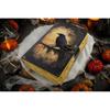 Leather Journal Gothic Notebook The Raven Grimoire Print - Vintage Handamde Journal Book of Shadows Witchcrafts Journal Gifts for Men,