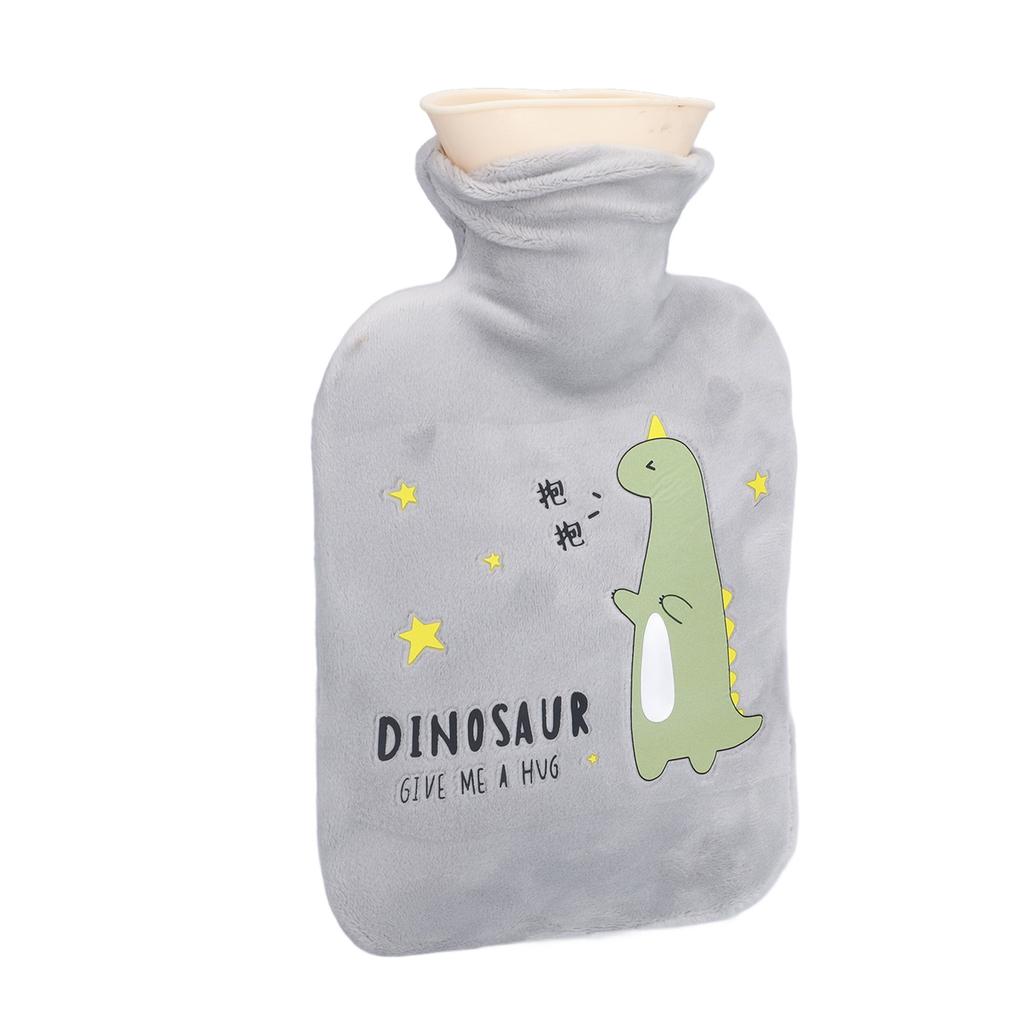 500ml Láhev na horkou vodu Kreslený dinosaurus Zesílená Nepropustná Hřejivá Taška na horkou vodu pro Léčbu