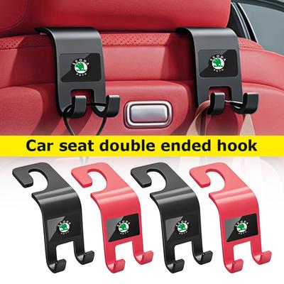 AAAAS1 Pour Crochet de Dossier de Siège de Voiture Support de Téléphone Portable Cintre pour Sac à Main Accessoires Intérieurs Fabia Kamiq Superb Scala Enyaq-iV MK3