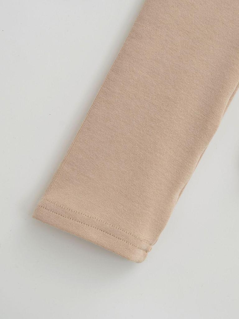 Spicy Girl Cashmere Heart Neck Slim-Fit Button-Up T-Shirt for Autumn/Winter 2025