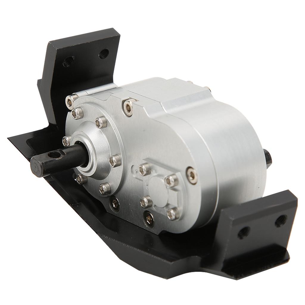 Metal Gearbox Transfer Case with Mount Fit for D90 1 10 RC Crawler Car Model