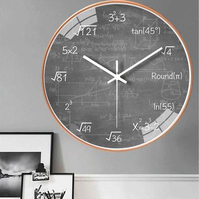 Horloge Murale Formule Créative Belle Silencieuse Matériau de Protection de l'Environnement Adaptée pour Chambre Salon Pour Envoyer des Amis