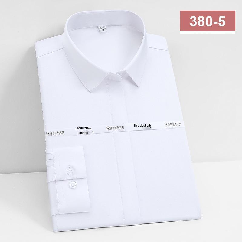 Unisex Long Sleeve Bamboo Fiber Non-Iron Shirt - High Drape and Elastic, Available In Stock.