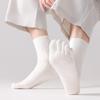 Spring And Summer Five-Finger Socks Men'S Thin Breathable And Deodorant Medium Tube Socks Sports Five-Toed Stockings Sub-Finger Men'S Socks