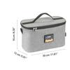 Bærbar 8L 12V Bil Matvarmepose Varmebeholder LCD Digital Skjerm Grå