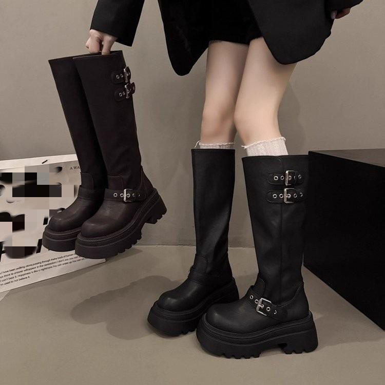 High Boots 2026 Spring and Autumn New Style Fashionable and Versatile  Knee High Boots for Women