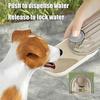 Pet Dogs Water Bottle,Foldable 2 in 1 Portable Pet Puppy Travel Leak Proof Drinking Dispenser Feeder bowl Water with Food Container