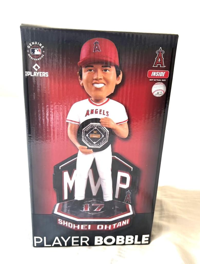 Limited to 1,021 units: Shohei Ohtani's first MVP award commemorative Los Angeles Angels bobble head doll, official MLB product [parallel import]