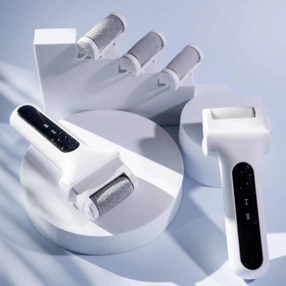 Cresome Electric USB Wireless Foot Callus Remover, White, CRE-F001