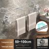 Miflame No-Punch Telescopic Bathroom Towel Rack