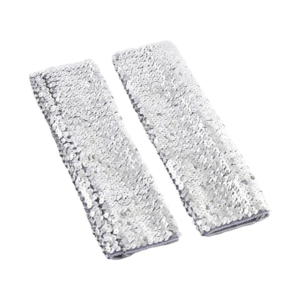 Sparkling Sequined Arm Sleeves For Carnivals Parties And Stage Performances Elastic Arm Sleeves for Various Arm Size