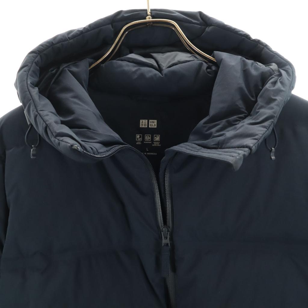 UNIQLO seamless down parka L Navy Women Used