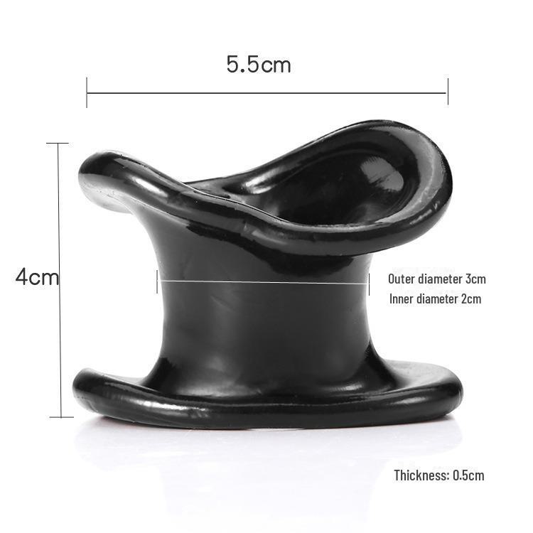 Anneau de bondage allongé pour homme: Verrou de scrotum, pendentif de sperme, poids d'œuf, jouet pénien alternatif