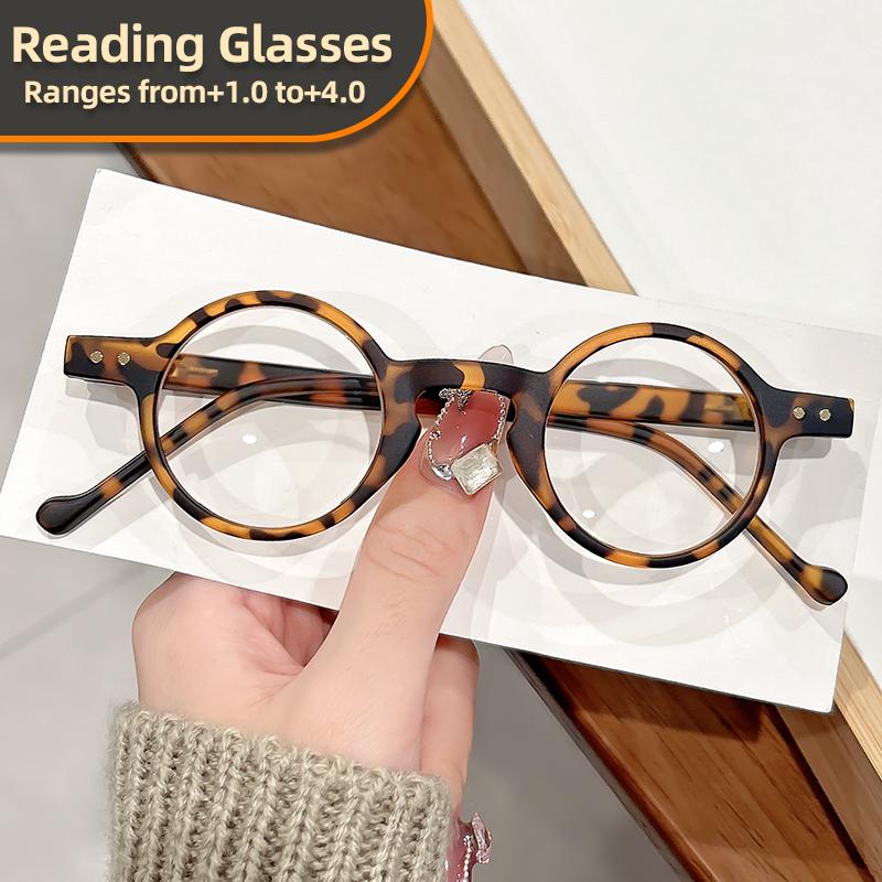 The New Leopard Print Round Reading Glasses Are Comfortable, Fashionable and Classic Reading Glasses For Both Men and Women
