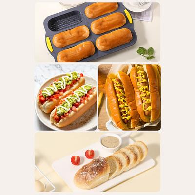 Silikon Backform Restaurant Brot Lebensmittelform Qualität Baguette Backblech Antihaft Ofenwerkzeug Küchenbackzubehör