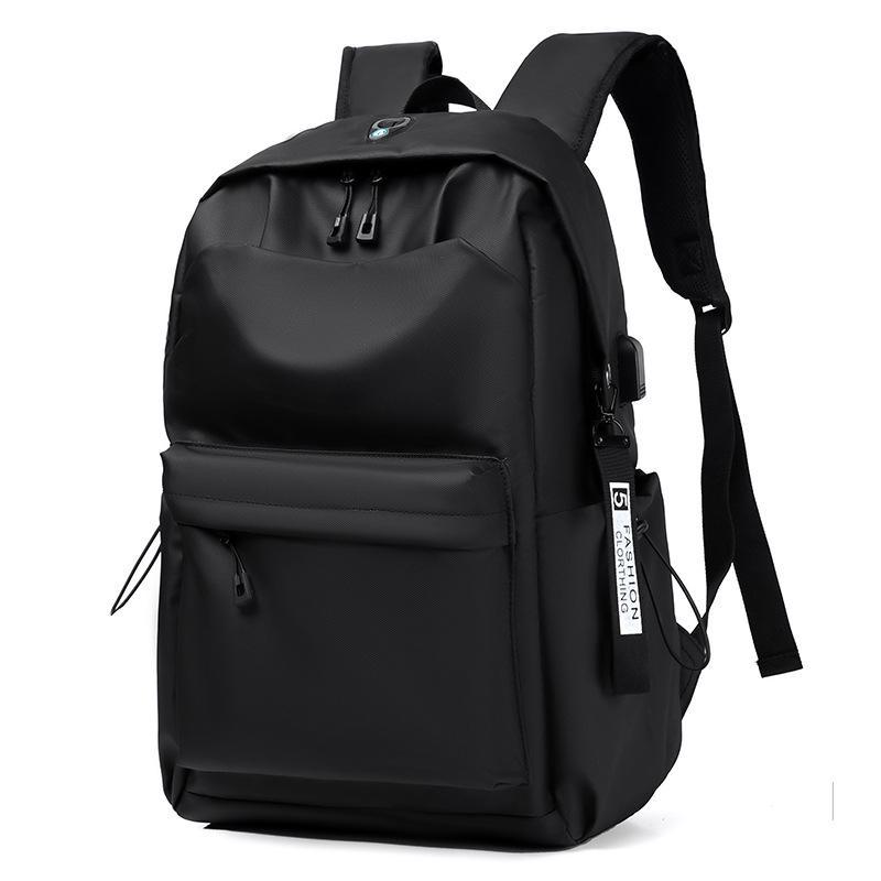 

Men s Large Capacity Cross-Border Casual Backpack: Stylish School, Travel, and Laptop Bag чёрный