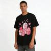 Love Heart Dessert Print Casual Top For Women Girls Pure Cotton T-shirt