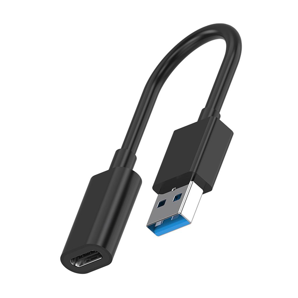 USB3.0 Male to USB C Female Adapter Cable 5Gbps for Fast Charging and Data Transfer Digital Headsets Conversion Cord