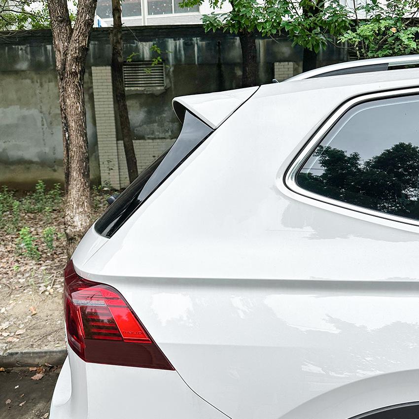 Glossy Black Rear Window Side Spoiler For VW Tiguan R-Line MK2 2017 2018 2019-2025 1Pair Car Side Spoiler Wing