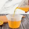 Silicone Measuring Cup with Clear Scale Food Grade Durable Non-stick DIY Cake Measuring Cup Measuring Tools Kitchen Accessories