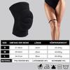 1 Pair Wrestling Knee Brace Soft Breathable Knee Protector Sleeve Thick Sponge Anti-collision Knee Pad for Volleyball Dance Yoga