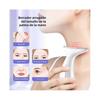 Face and Neck Lifting Device with Heated Microcurrent and LED Red Light Therapy, Vibrating Facial Massager, Double Chin Eliminator, Skin Rejuvenation