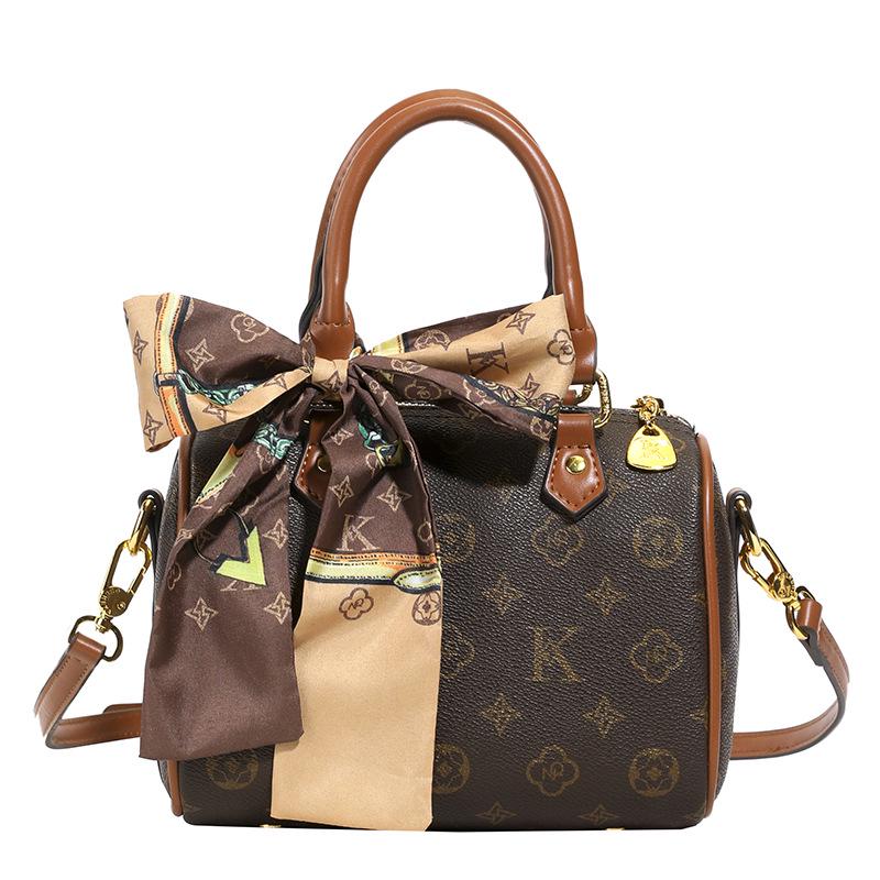 LUYIOUSHEYA Women's 2025 High-End Monogram Boston Pillow Crossbody Bag