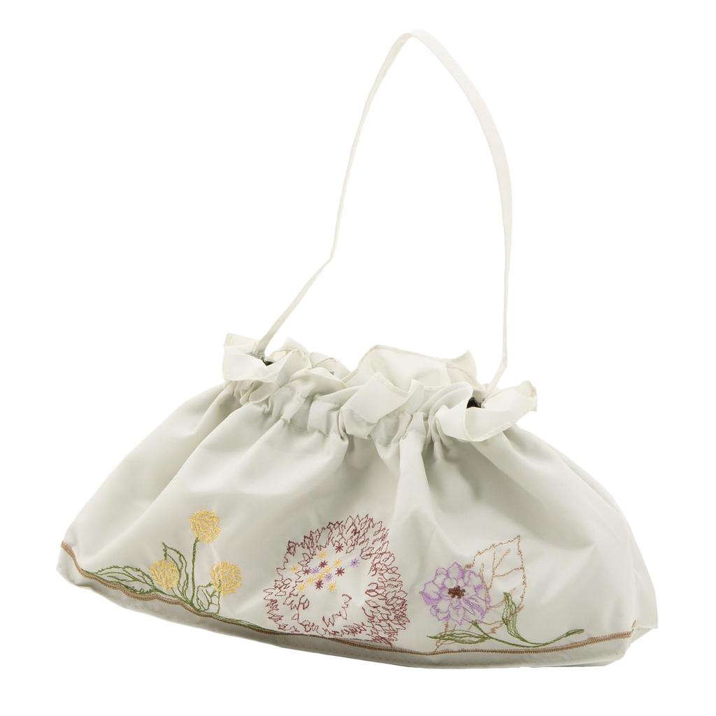 Rain or Embroidered Botanical Comes with Outer Day Gift [Chinoiserie Modern] Parasol, Shine, Foldable, Lightweight, 3-Section Mini, Women's, Pattern,