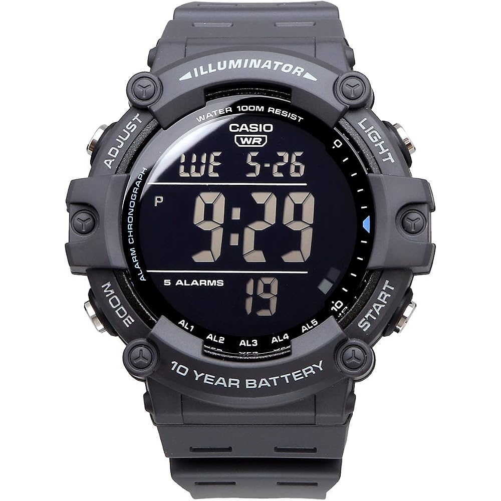 [Casio] CASIO Standard Digital Watch AE-1500WH-8BV Men's Cheap Casio "Chipkasi" Dark Gray Interna...