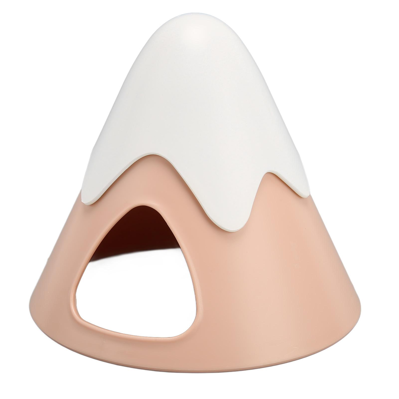 Snow Mountain Shape Hamster House Landscaping Guinea Pig Hideout for Hamster Guinea Pig Chinchilla Small Animals Pink розовый