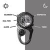 Dakota Pocket Watch with Carabiner, Digital, Waterproof, Alarm, Stopwatch, Timer, Compass, for Outdoor Activities, Camping, Hiking, and Travel