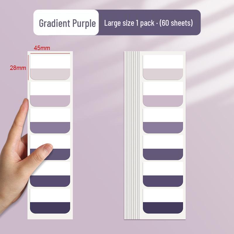 Morandi Writable Label Stickers: Post-it Notes Memo Pads