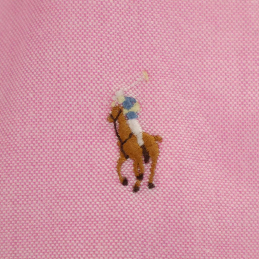 Ralph Lauren Short Sleeve Button Down Shirt 150 Pink Kid's Used