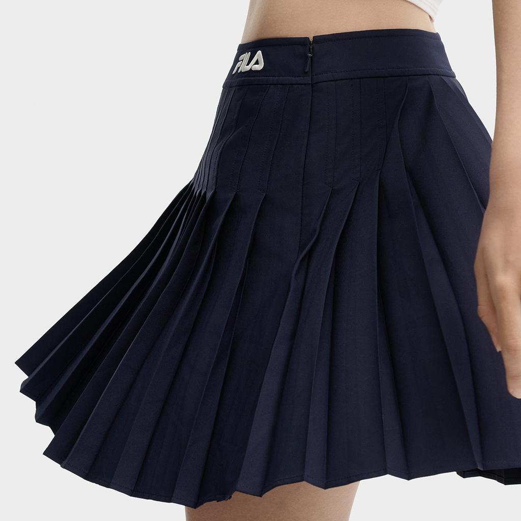 Fila Classic Versatile Dynamic Sports Fashion Casual Skirt Women Skirts Secret-Mirror-Blue F11W439306FDB