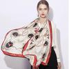 New 100% Natural Real Silk Scarf Women Luxury High Quality long  Fashion Neckerchief Lady Shawl Wraps Hijab Bandana Scarves