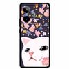 For Realme GT7 3D Relief Phone Case Emboss Flower Back Cover Black Silicone Shockproof Soft Protector 6.8" Realme GT 7T 7 T Capa