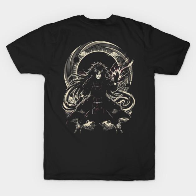 Asian Size Cotton Unisex Tshirt Print T-shirt Madara Uchiha Tattoo Art T-shirt No-Cut Print Regular Fit
