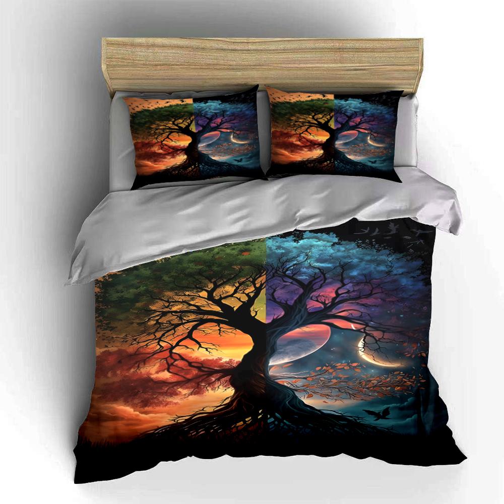 Fantasy Tree Design Bedding Set Bedding set (1 duvet cover, 2 pillowcases, duvet not included)