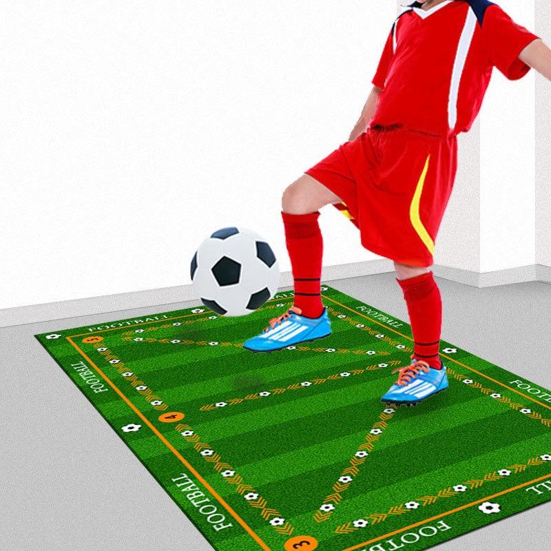 

Chidren Football Footstep Training Print Anti Slip Floor Mat for Home Use Living Rooms Decoration Daily Home Antifouling Carpet 40x60cm