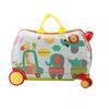 Cartoon Kids Luggage Can Sit Or Ridden Children Travel Bag Trolley Suitcase On Spinner Wheel Cute Kids Gift Rolling Luggage