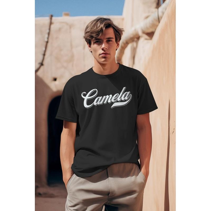 Men Gift Idea Funny Humor Name for Camela unisex T-Shirt Fashion Higher Quality Crewneck 100% Short Sleeve unisex T-Shirt Unisex Gift T Shirt Gifts T