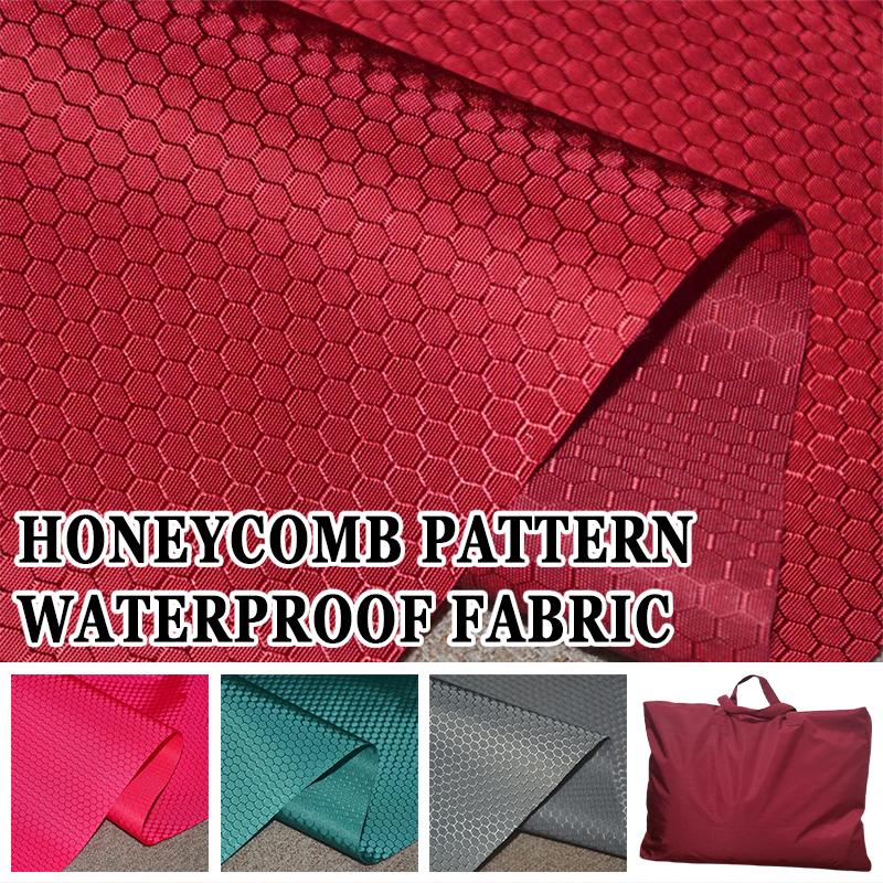 50x150cm 210D Waben Jacquard Oxfordstoff Wasserdicht PU-beschichtet Strapazierfähiger Stoff DIY Markisen Zelt Rucksack Gepäcktasche