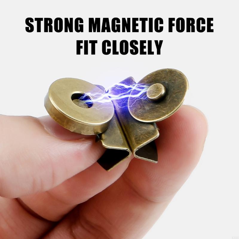 20 Pairs Snap Buttons Snaps Buttons Easy to Install Crafting Supplies for Leather Bag KXRE