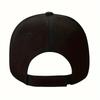 Lightweight Adjustable Snapback Hat - "True Eye Knows True Lie" Printed Street Hip Hop Hat - 100% Polyester Unisex Black Hat