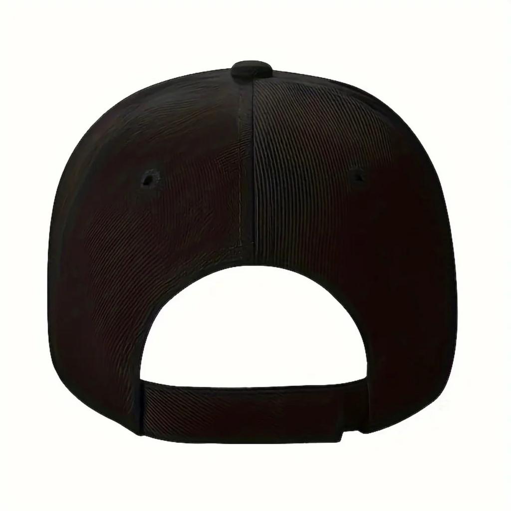Lightweight Adjustable Snapback Hat - "True Eye Knows True Lie" Printed Street Hip Hop Hat - 100% Polyester Unisex Black Hat