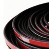 Car Windshield Rubber Seal Strip T-Shape Soundproofing Cuttable Weatherstrip Sunroof Seal Strip For Automotive Sedan Pickup